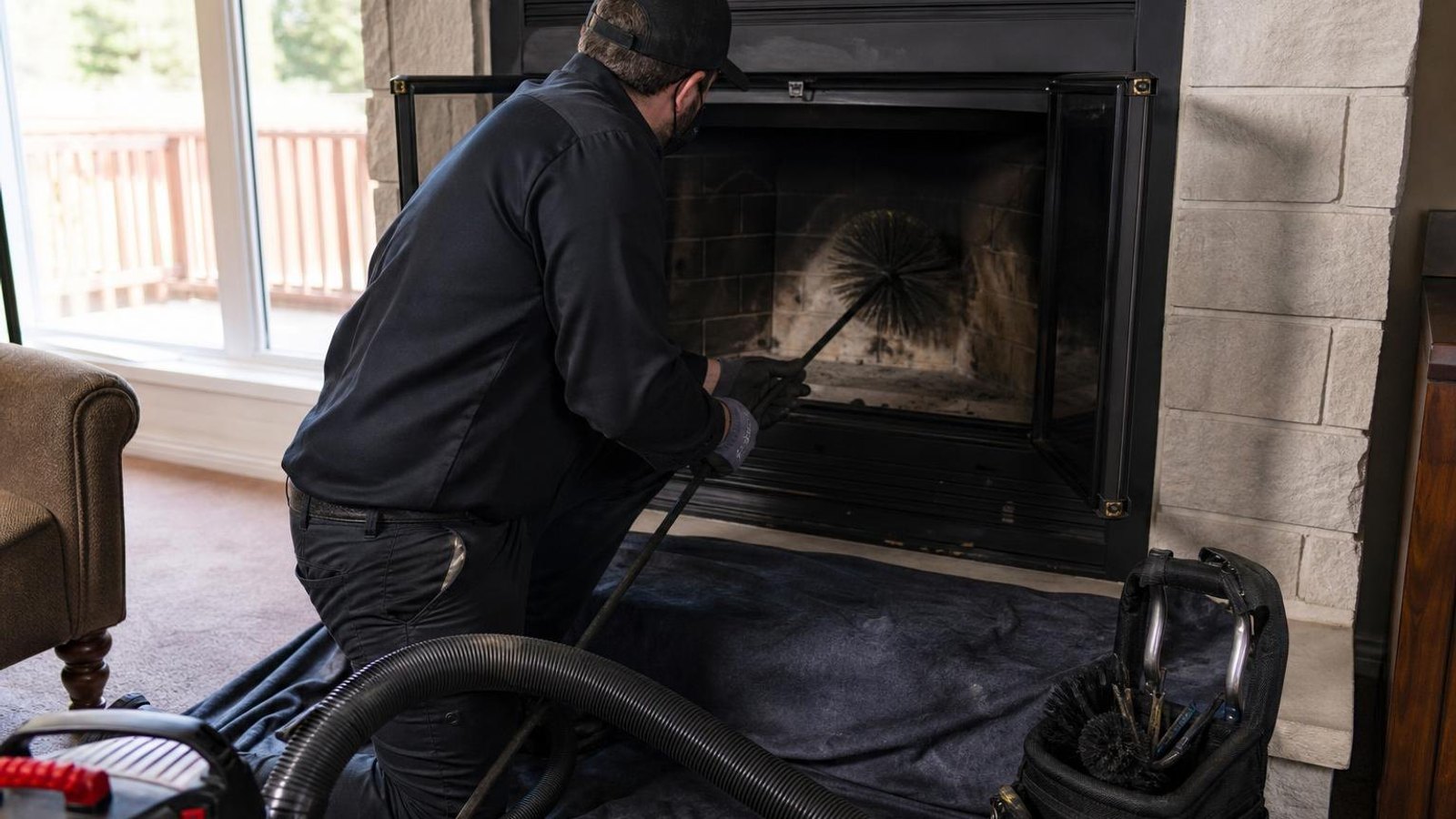 Practical chimney sweep & inspection in Braddock